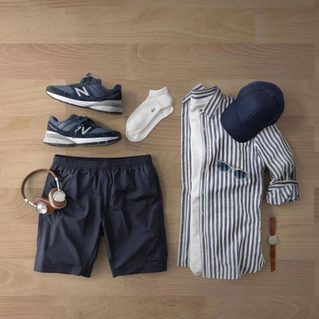 Navy blue hotsell shorts style