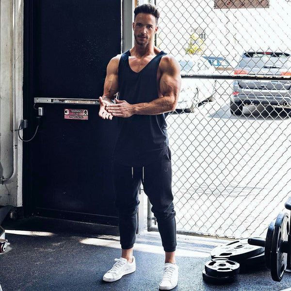 fitness dress for men Progress Seamless T-shirt - Black Marl