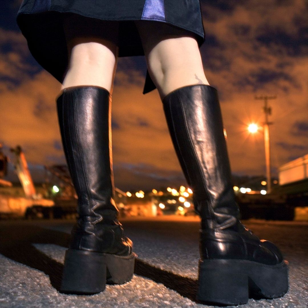 how to style platform booties