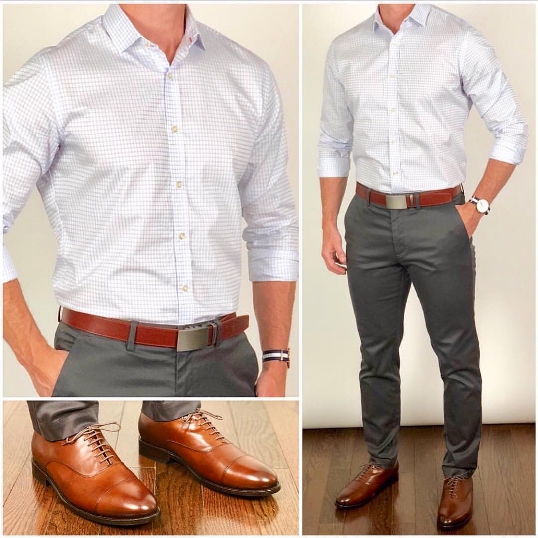 5 Smart Pants & Shirt Outfit Ideas For Men #formal #outfits #mensfashion