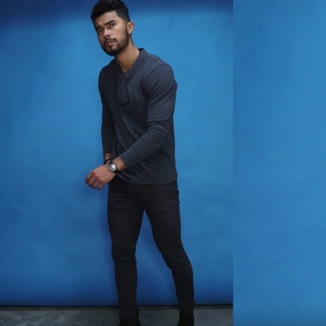 5 Henley T shirt Outfits For Men LIFESTYLE BY PS
