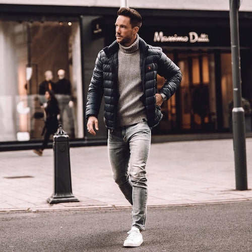 5 coolest winter outfits for men #winter #style #fallstyle #mens #fashion #street #style