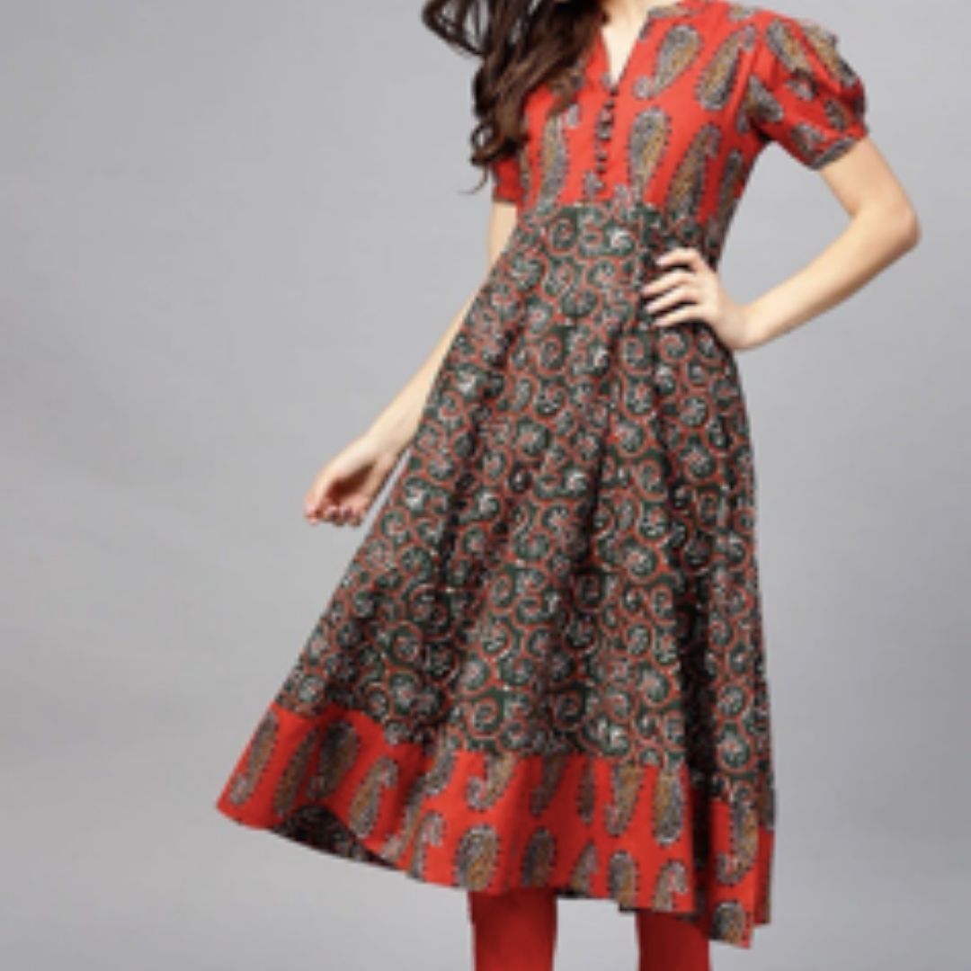 How many types of sleeves are there in Designer Kurtis