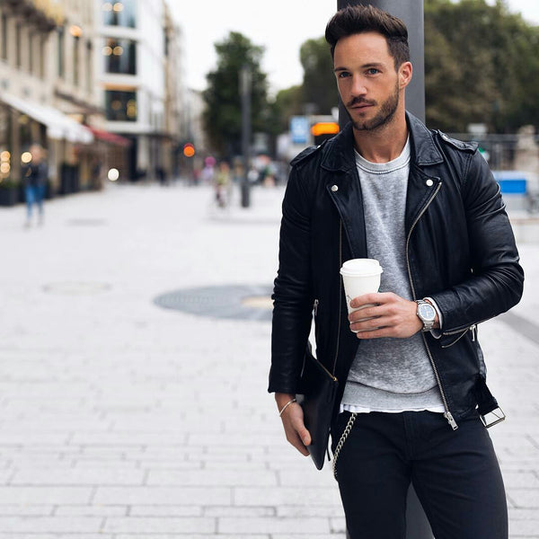 15 Coolest Ways To Wear Leather Jacket This Winter - LIFESTYLE BY PS