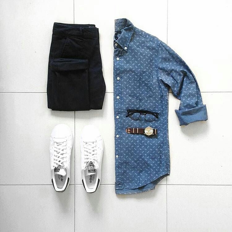 casual outfit grids for men 