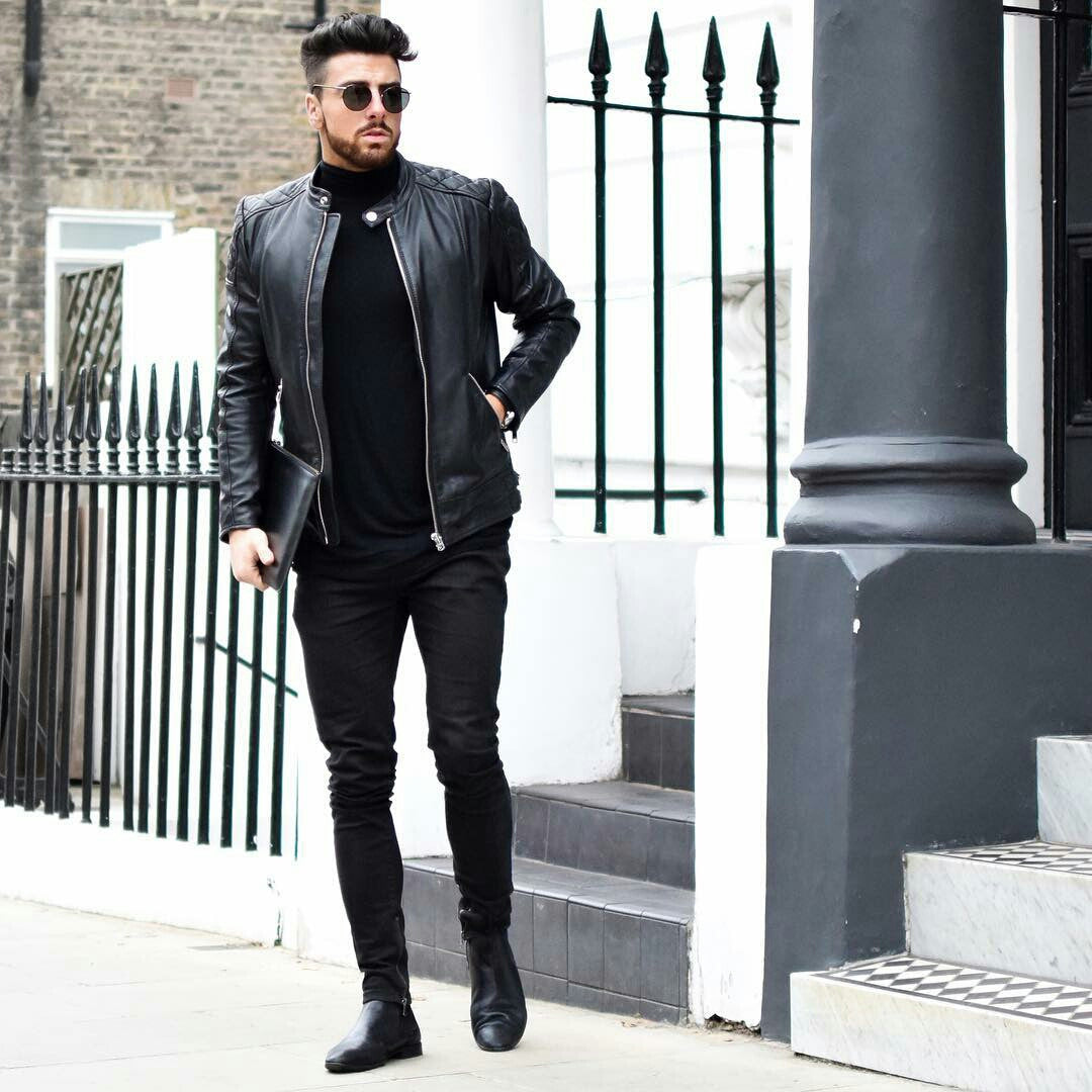All Black Outfits For Men, Black on Black Outfit Inspiration