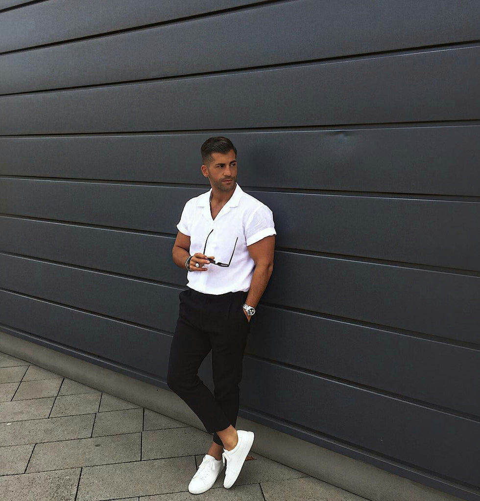black and white outfit ideas for men