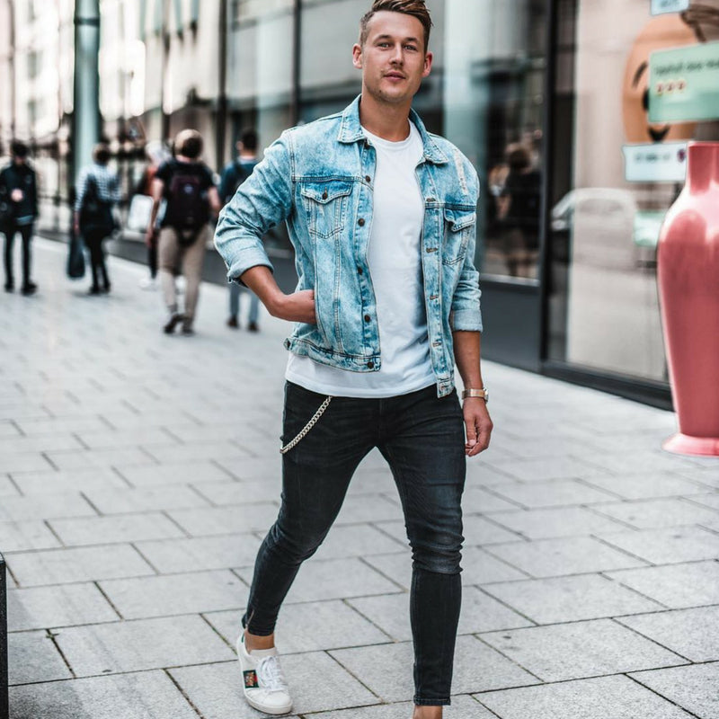 Love black jeans? Then you are going to love these 5 amazing black jeans outfits for men. #black #jeans #denim #outfit #ideas #mens #fashion #street #style 