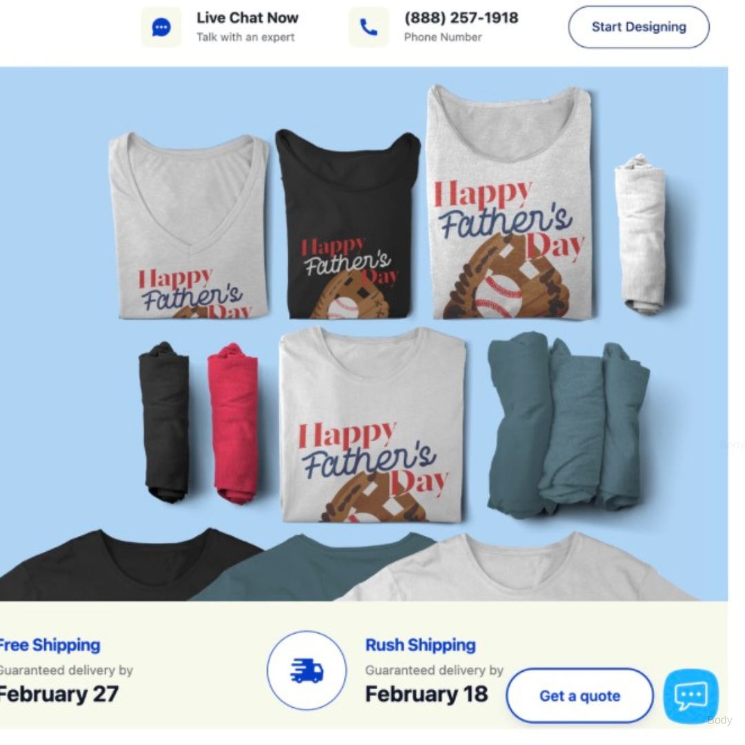 Custom T‑Shirts