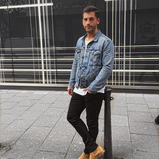 How to wear denim jacket for men
