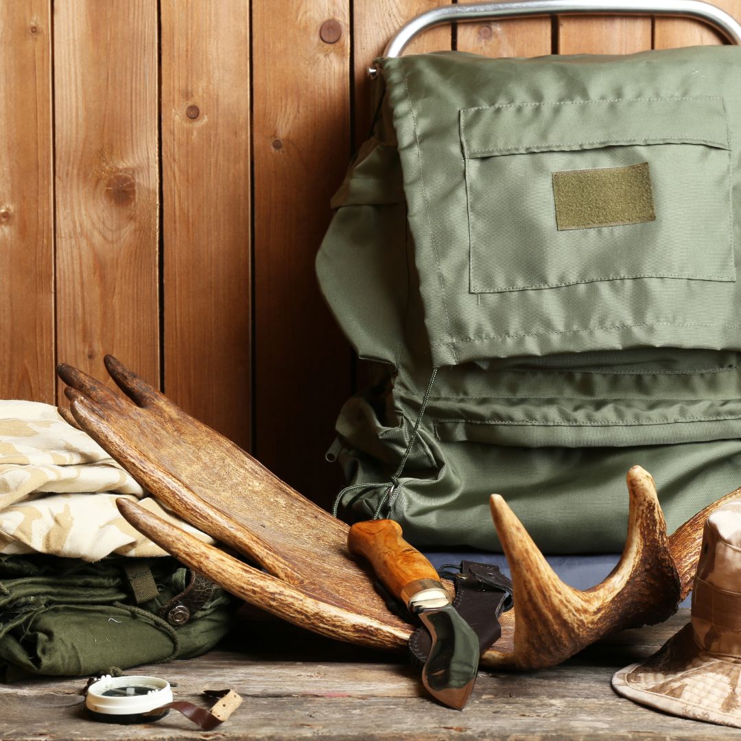 Hunter Needs in Their Backpack