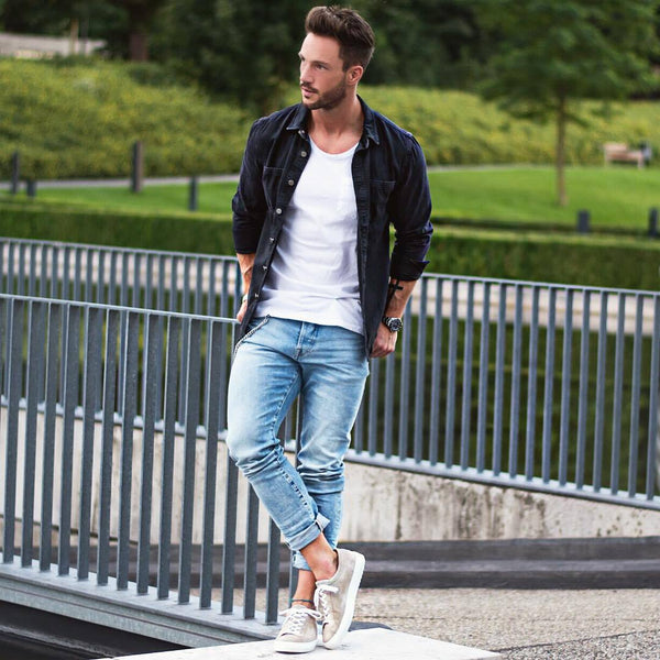 10 Ways To Wear A White Crew Neck Tshirt For Men - LIFESTYLE BY PS