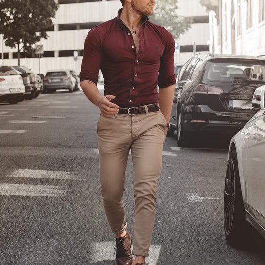 5 Khaki Chinos Outfits for Men