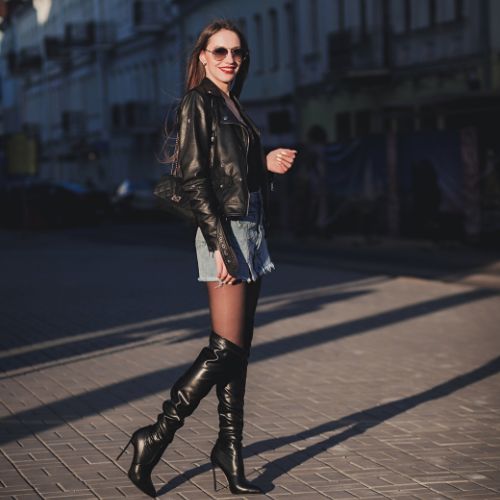 What to Wear With Black Leather Jacket for Women