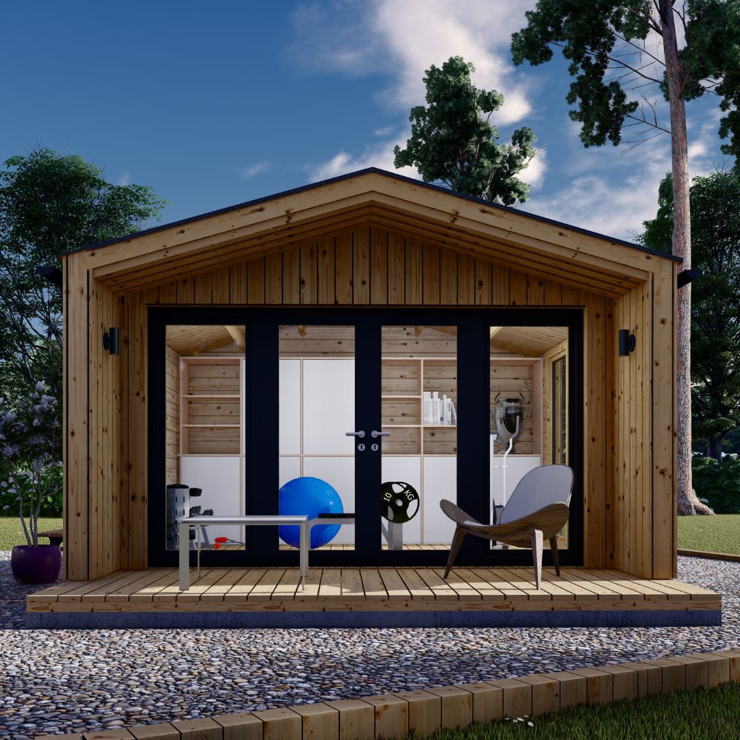Men's Fitness Log Cabin