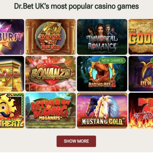 Dr.Bet: Your Next Stop for Online Casino Games