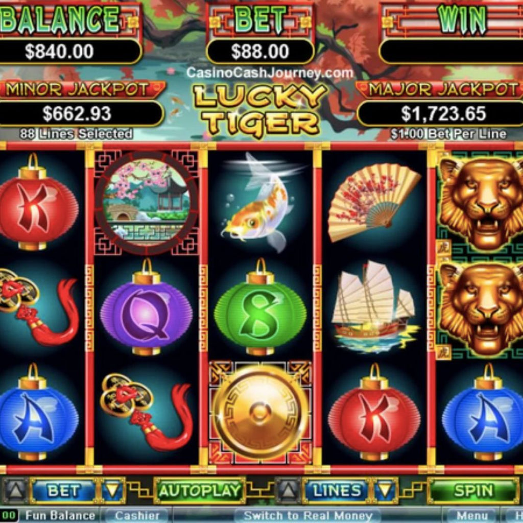 Advantages of Slot Machines Online Casino Lucky Tiger