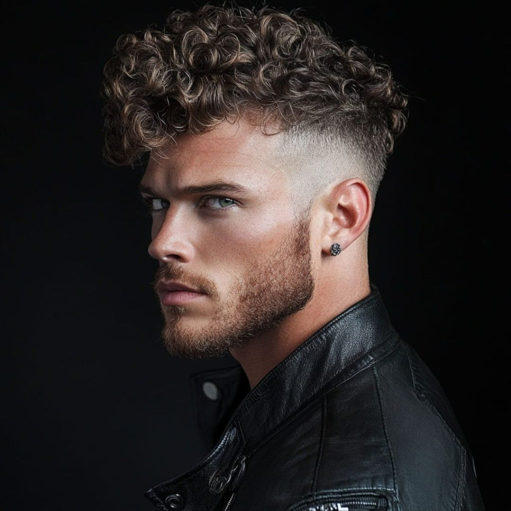 Short Curly Haircuts for Men 