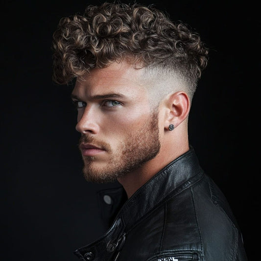 Short Curly Haircuts for Men 