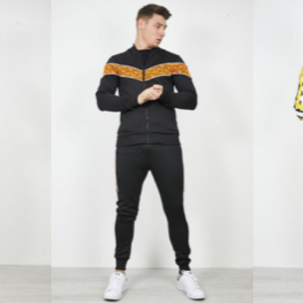 Skinny Tracksuit Flannel Neck Tracksuit