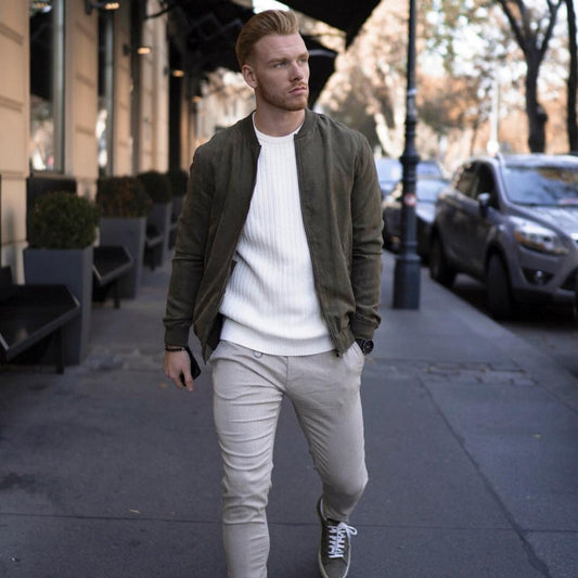 Bomber Jacket Outfit Ideas For Men
