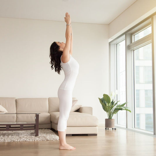 Yoga in Living Room