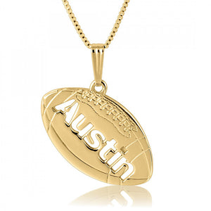 Mens Name Necklace Trend: Sports & Name Necklaces