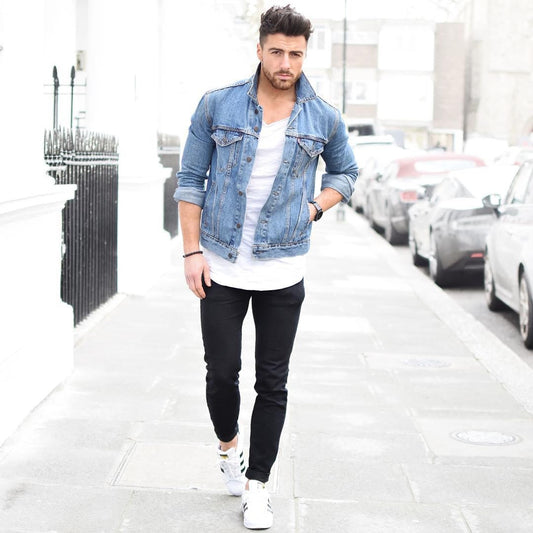 Jean Jacket Outfits For Men