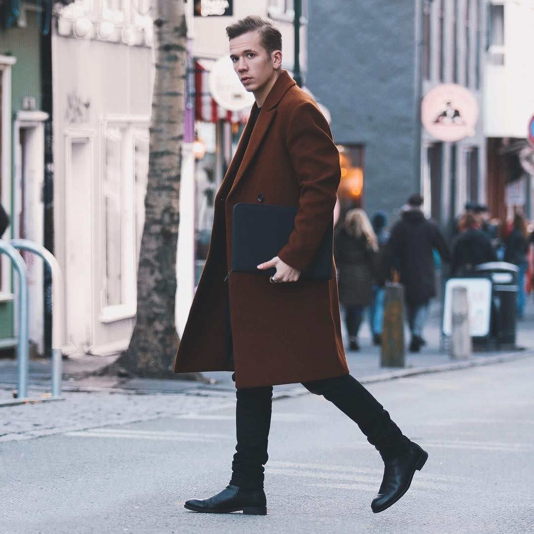 Long coat outfit ideas for men 