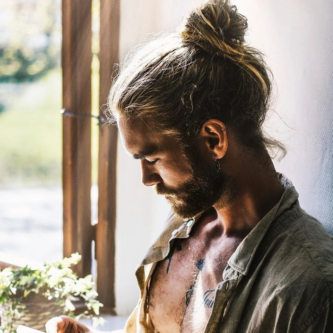 How to style long hairstyles for men